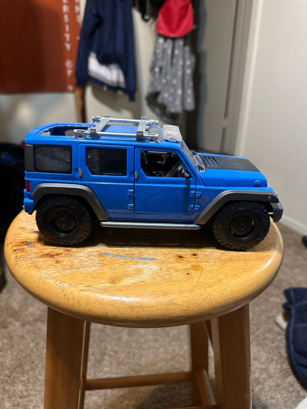 Vintage Jeep Wrangler “triple blue” 00s
